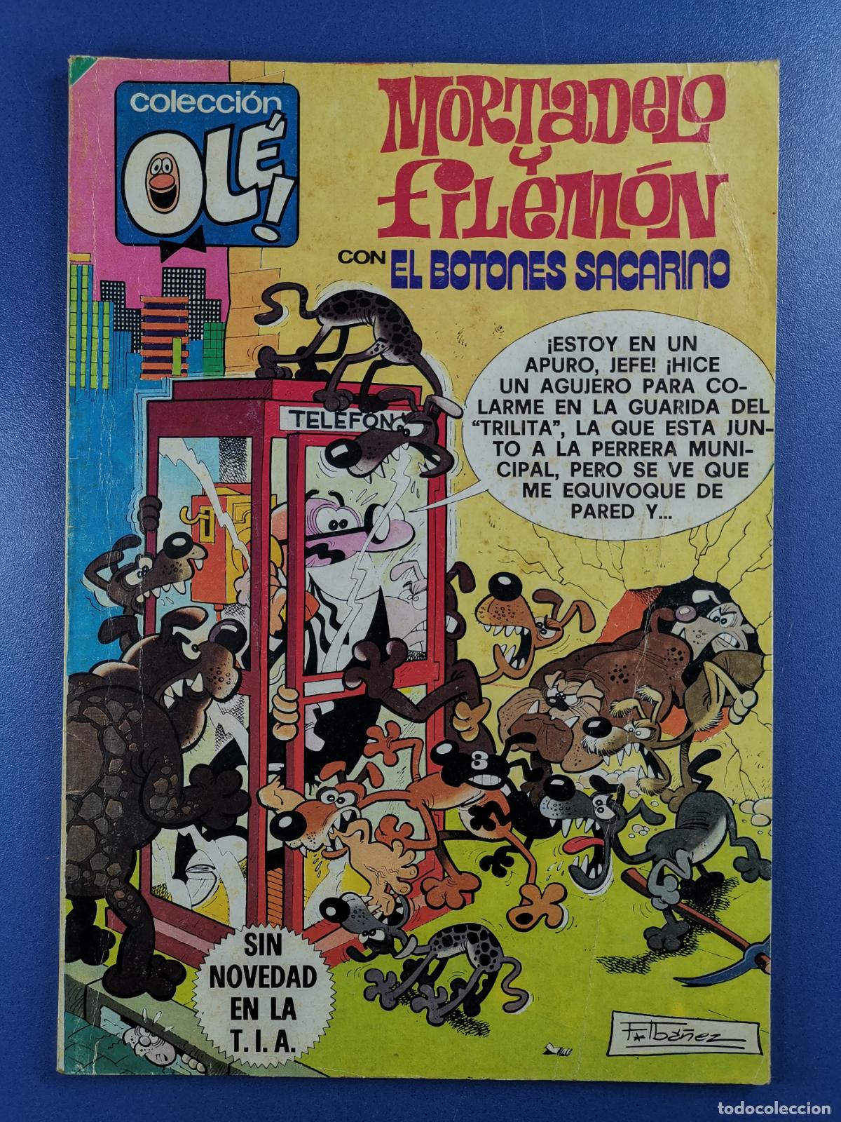 Tebeos: MORTADELO Y FILEM&Oacute;N - COLECCI&Oacute;N OL&Eacute; - SIN NOVEDAD EN LA T.I.A. - Bruguera