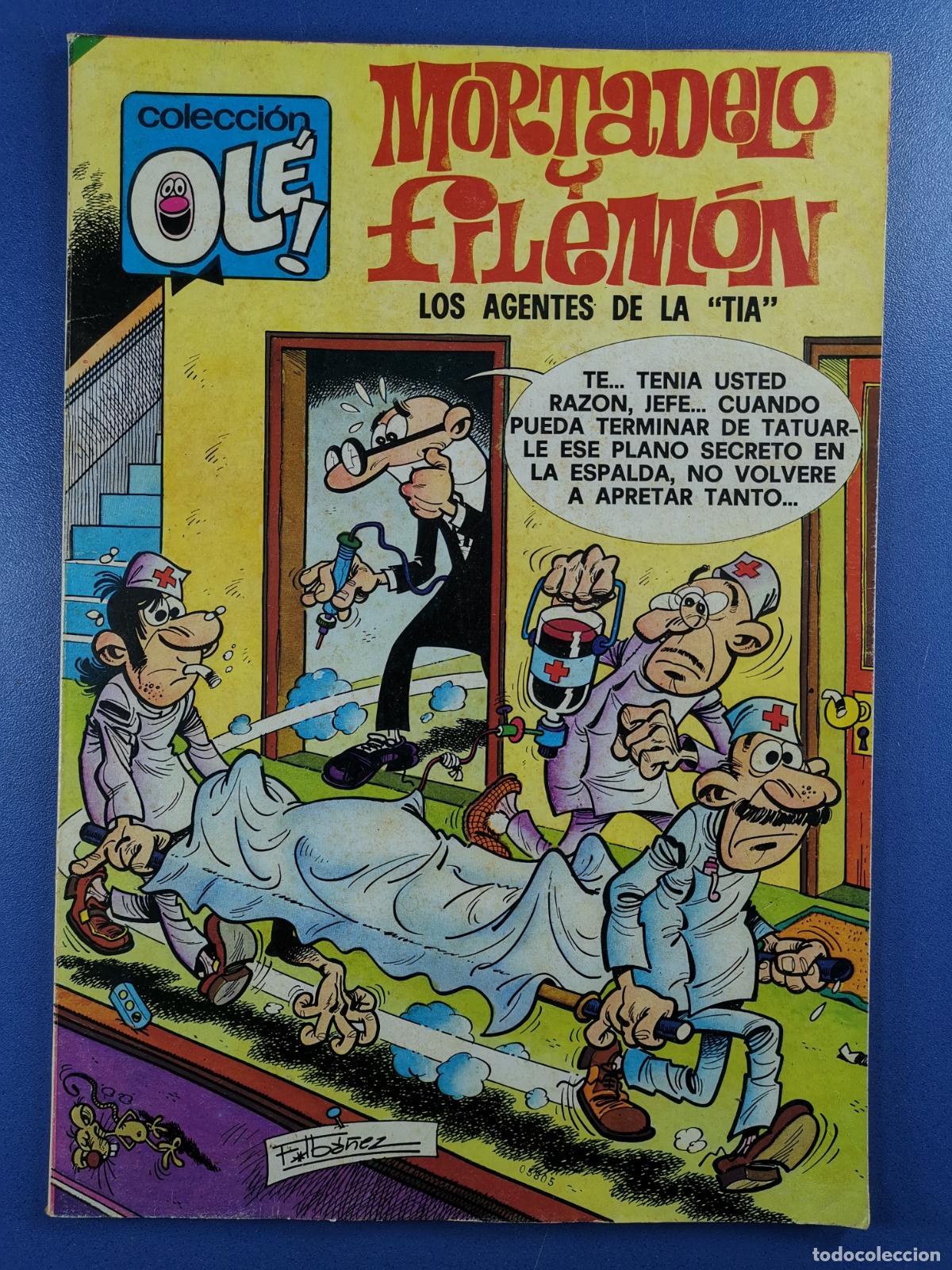 Tebeos: MORTADELO Y FILEM&Oacute;N - LOS AGENTES DE LA TIA - COLECCI&Oacute;N OL&Eacute; - Bruguera