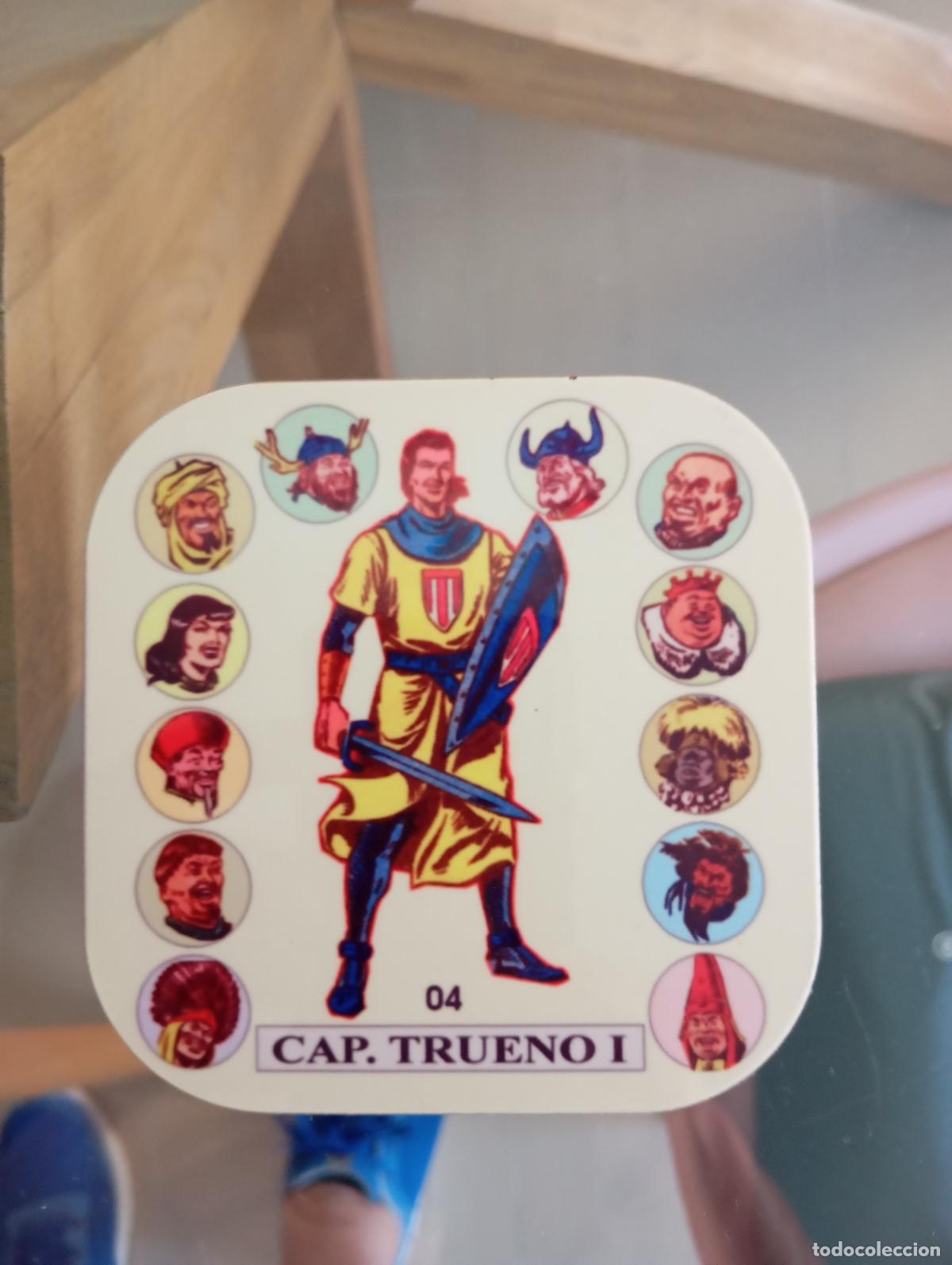 Tebeos: CAPITAN TRUENO POSAVASOS 04 NUEVO 10X10 RIGIDO PARA UN NUMERO DE USOS INDEFINIDO MUY RARO