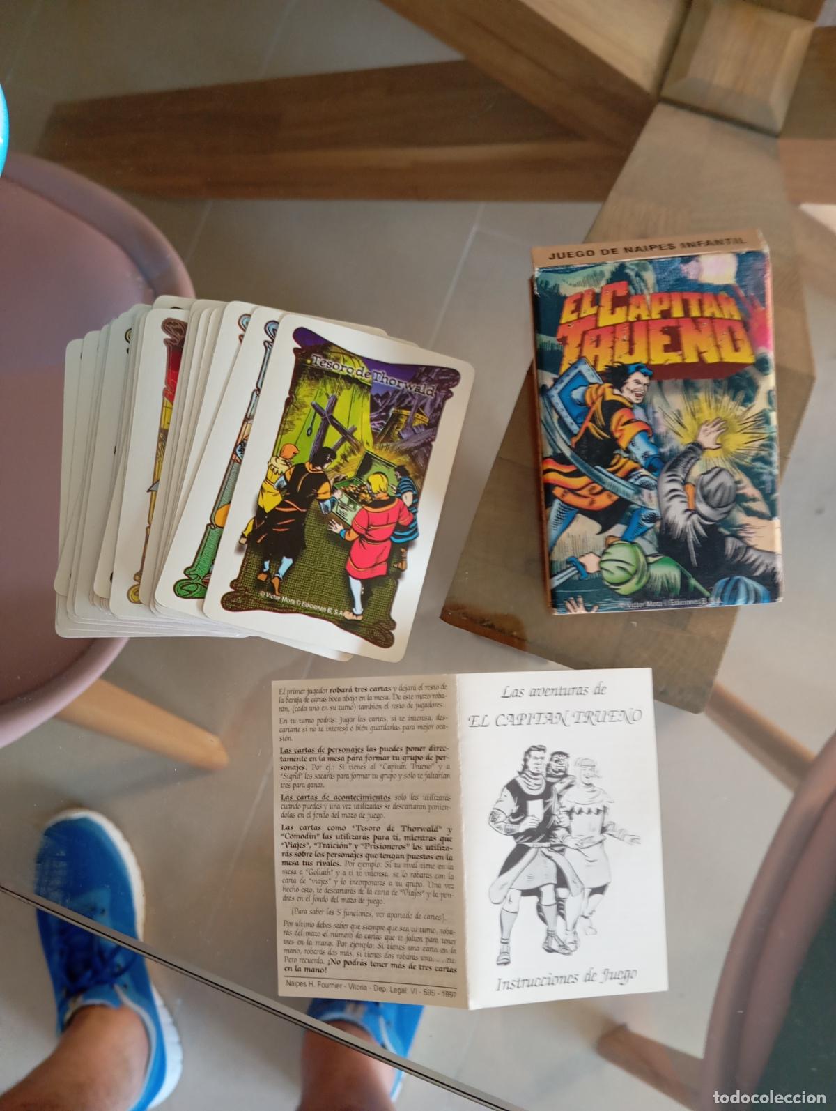 Tebeos: CAPITAN TRUENO BARAJA DE CARTAS COMPLETA PERFECTO ESTADO
