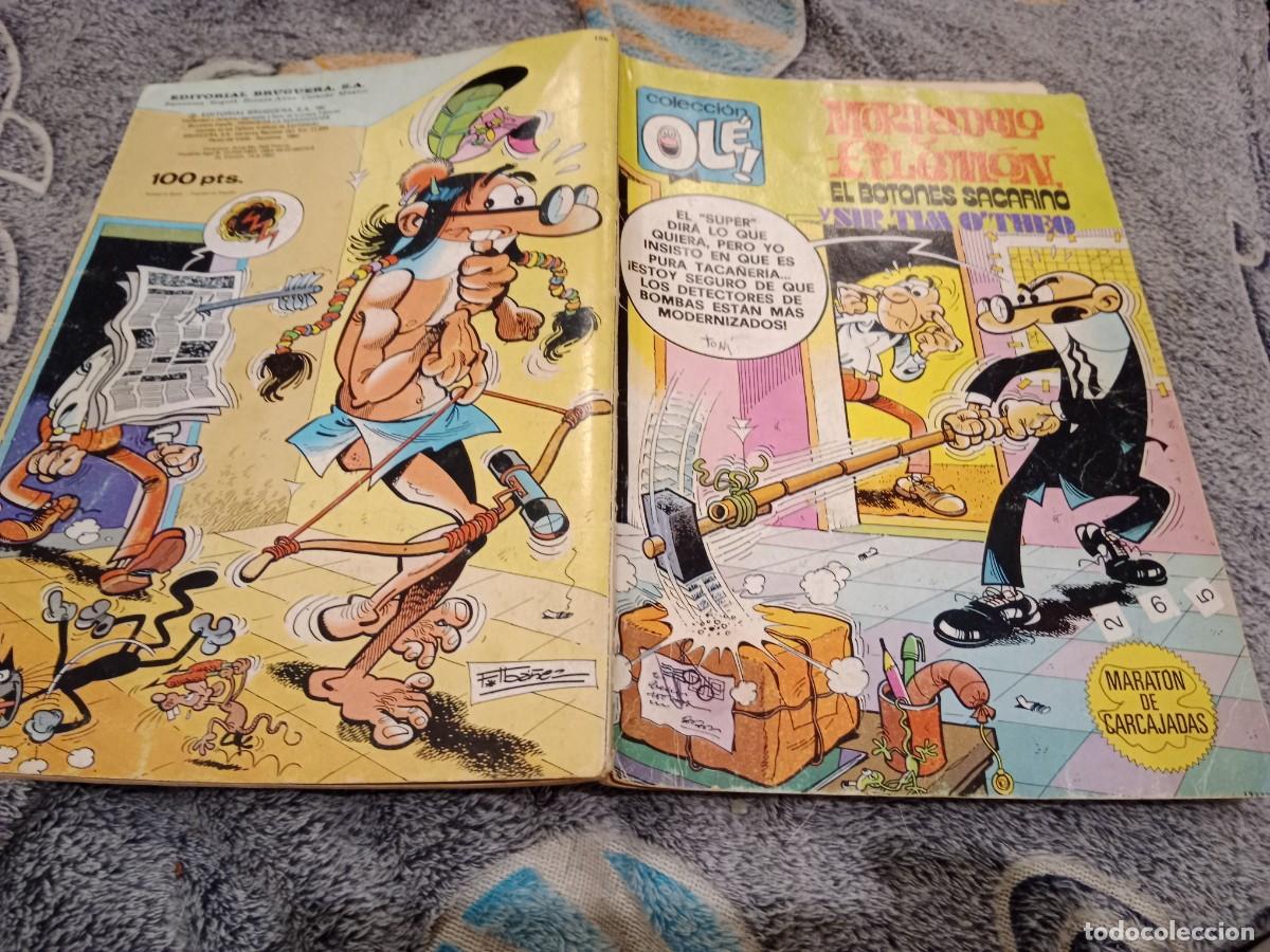 Tebeos: OLE N&ordm; 186 MORTADELO Y FILEMON Y EL BOTONES SACARINO - EDITORIAL BRUGUERA2&ordf;EDICION 1982
