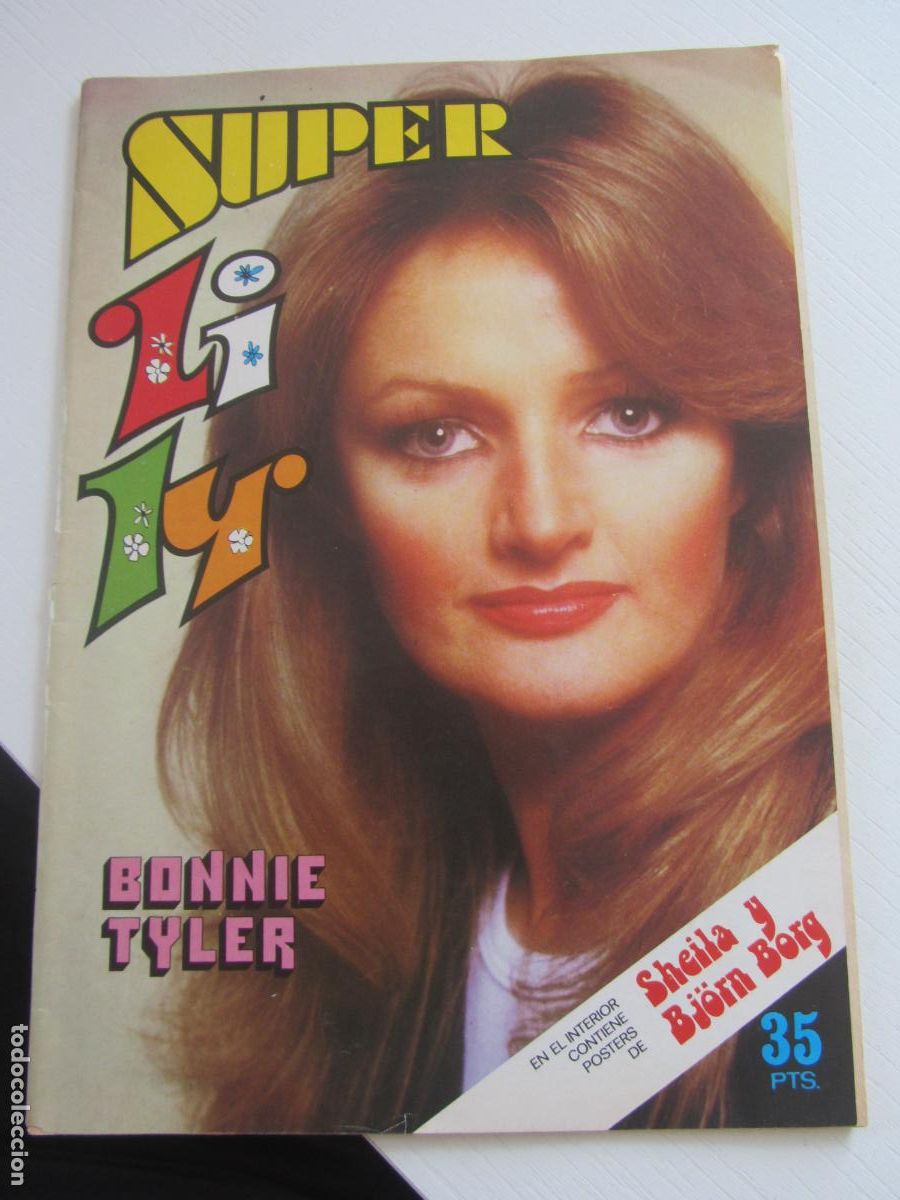 Tebeos: SUPER LILY N&ordm; 35. BONNIE TYLER EN PORTADA. POSTER DE SHEILA BJORN BORG BRUGUERA BUEN ESTADO arx151