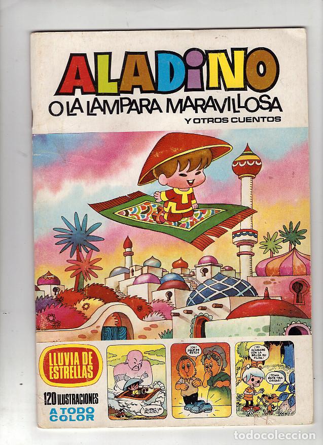 Tebeos: ALADINO Y LA L&Aacute;MPARA MARAVILLOSA (JAN), LLUVIA DE ESTRELLAS 22- BRUGUERA, GRAPA 1981- LEE COND
