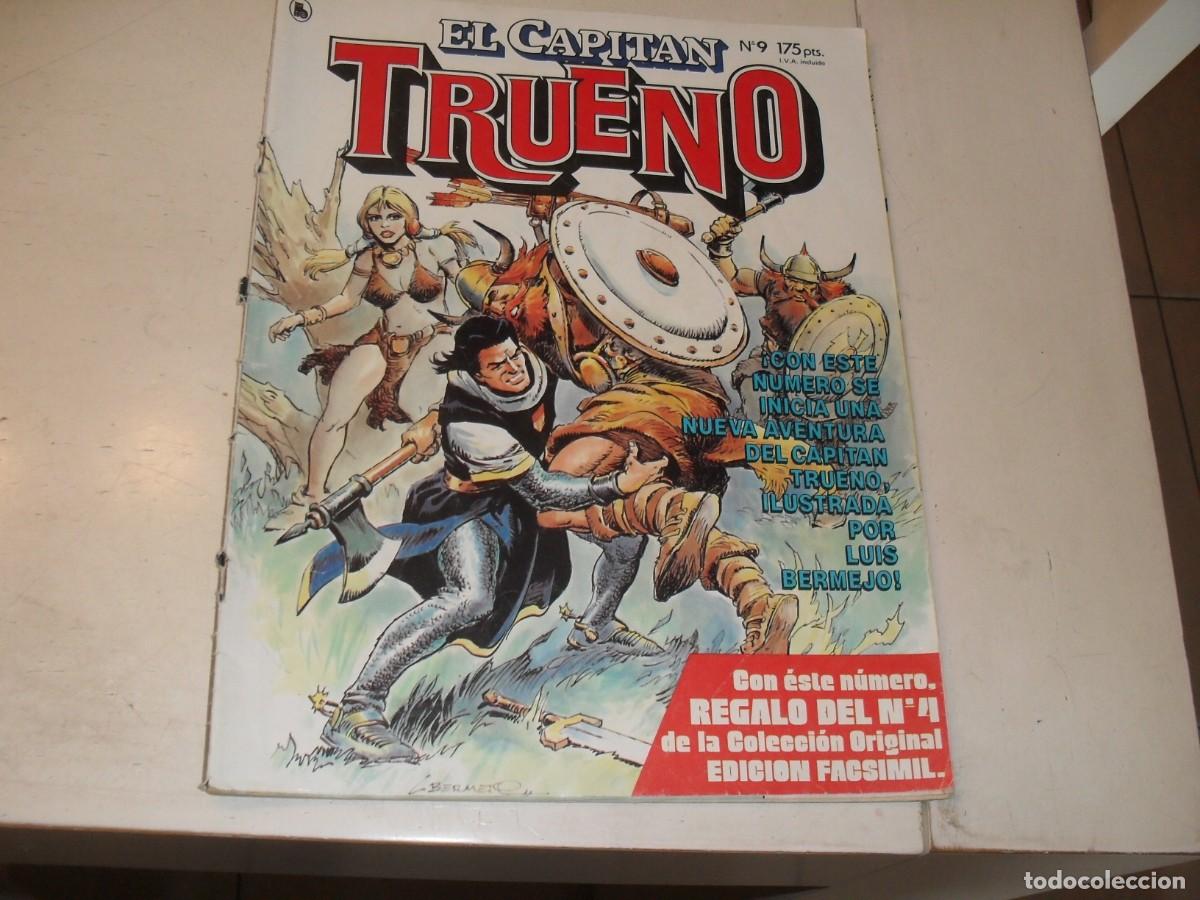 Tebeos: EL CAPITAN TRUENO N&ordm; 9,DE LUIS BERMEJO,DE 13.BRUGUERA,1986