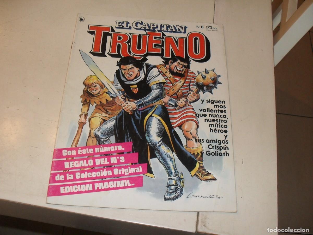 Tebeos: EL CAPITAN TRUENO N&ordm; 8,DE JESUS BLASCO,DE 13.BRUGUERA,1986
