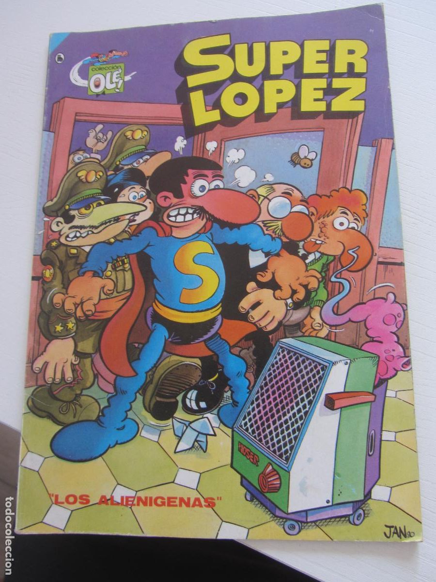 Tebeos: SUPER LOPEZ N&ordm; 4 - LOS ALIENIGENAS - JAN / BRUGUERA OLE arx153