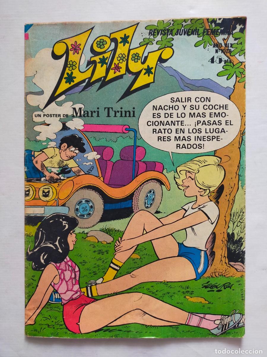 Tebeos: Revista Juvenil Femenina: LILY A&ntilde;o XIX / N&ordm; 1078 - Editorial Bruguera 1982 - Poster de Mar Trini