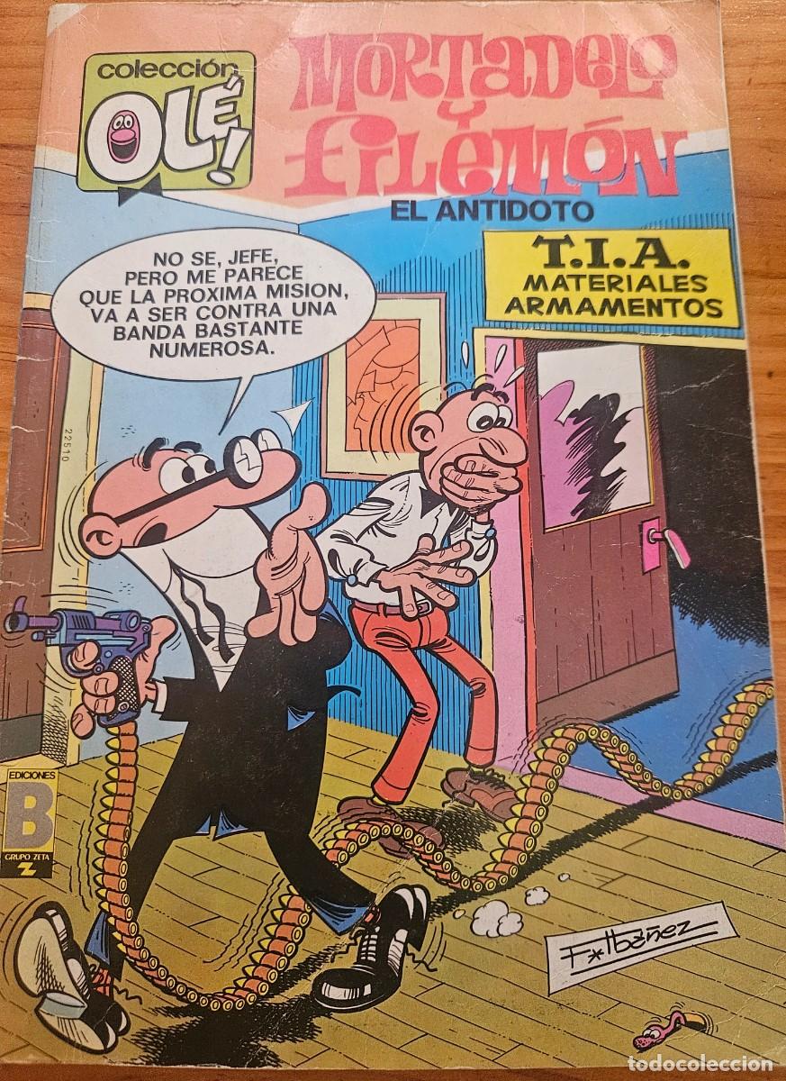Tebeos: Mortadelo y Filem&oacute;n - El ant&iacute;doto- Colecci&oacute;n Ol&eacute; 100-M 66 1988 Ediciones B Grupo Zeta
