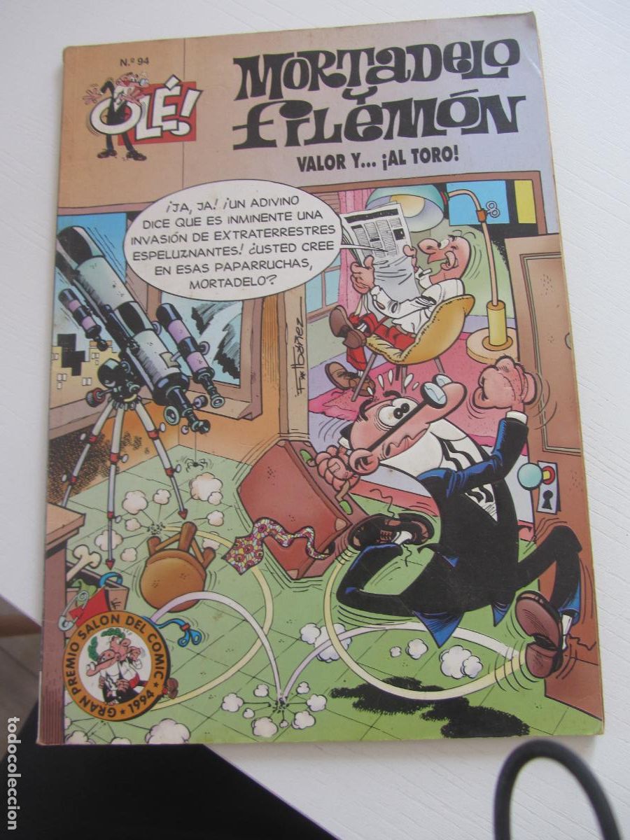 Tebeos: COLECCION OL&Eacute; N&ordm; 94 MORTADELO Y FILEM&Oacute;N VALOR Y AL TORO EDICIONES B . ARX155