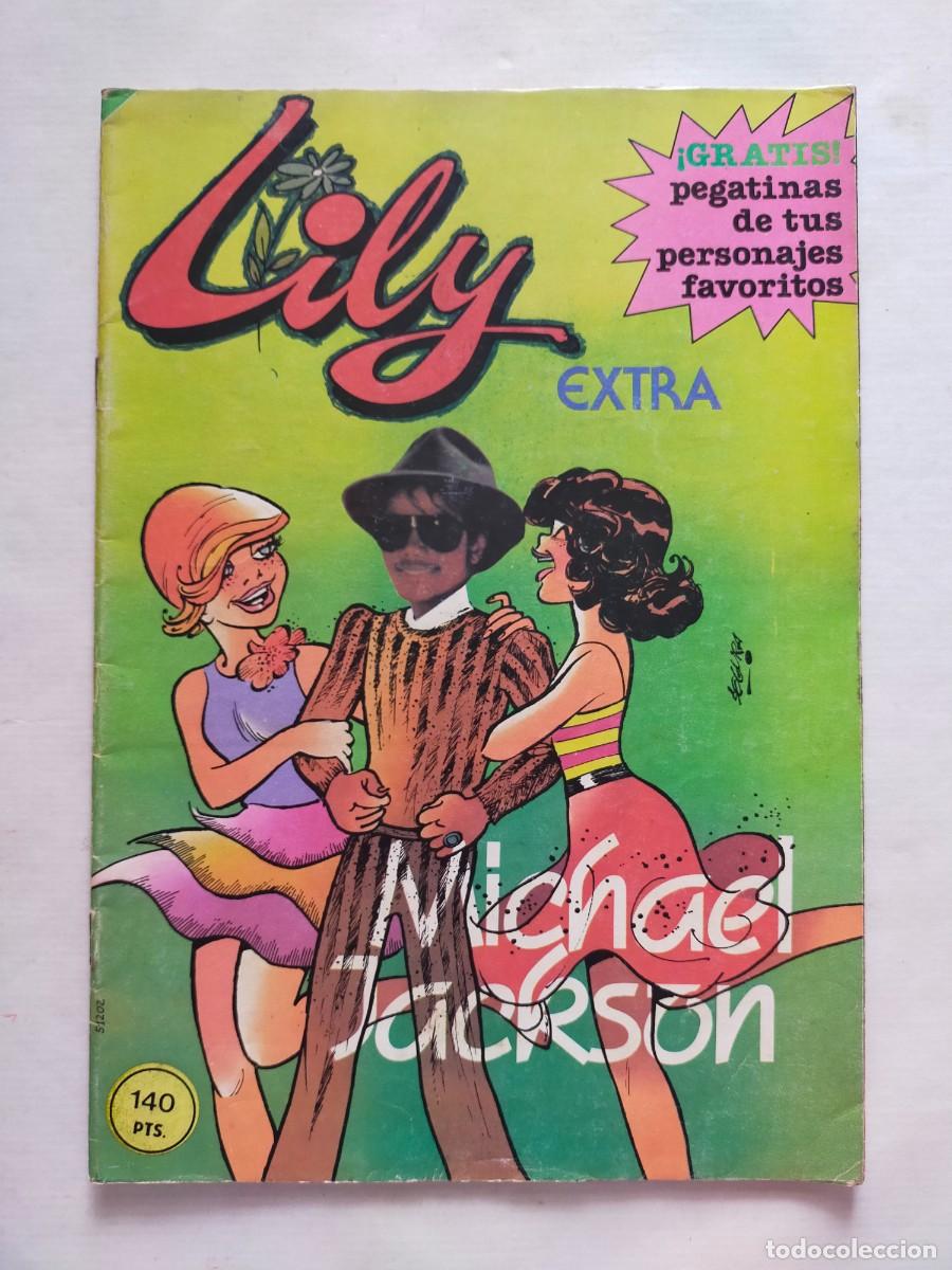 Tebeos: Revista Femenina: LILY Extra: MICHAEL JACKSON - Editorial Bruguera 1984 - Poster de Michael Jackson