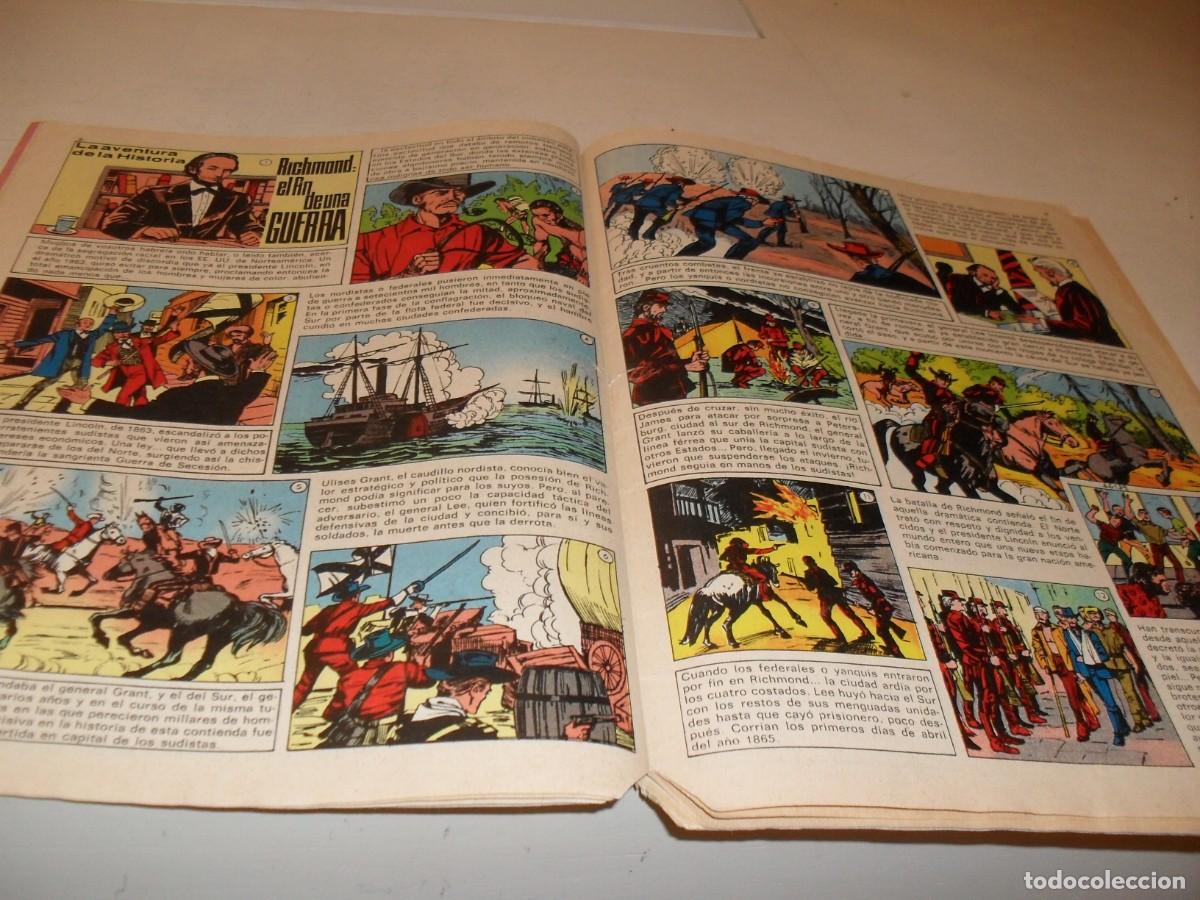 Tebeos: (REF.94)EN 4 PAGINAS LA AVENTURA DE LA HISTORIA:RICHMOND,FIN DE GUERRA,BRUGUERA,1966