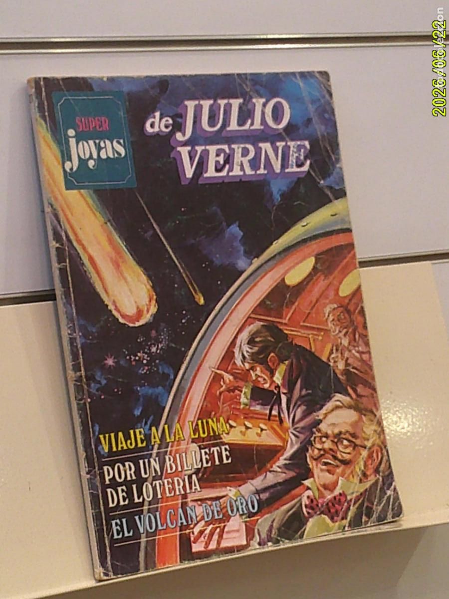 Tebeos: SUPER JOYAS LITERARIAS DE JULIO VERNE N&ordm; 27 VIAJE A LA LUNA Y OTRAS HISTORIAS - BRUGUERA