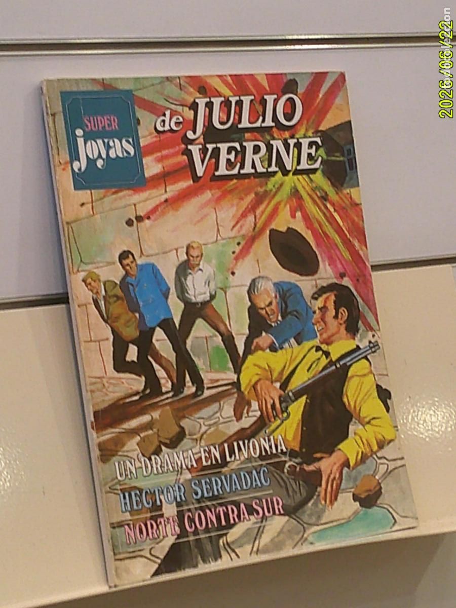 Tebeos: SUPER JOYAS LITERARIAS DE JULIO VERNE N&ordm; 13 UN DRAMA EN LIVONIA Y OTRAS HISTORIAS - BRUGUERA