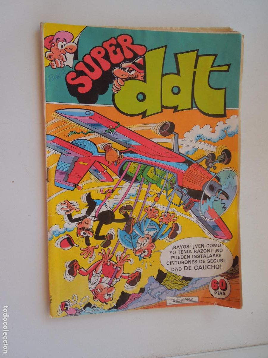 Tebeos: SUPER DDT N&ordm; 98 - BRUGUERA 1981 , Aventura de John Hazard, Max Mao, etc