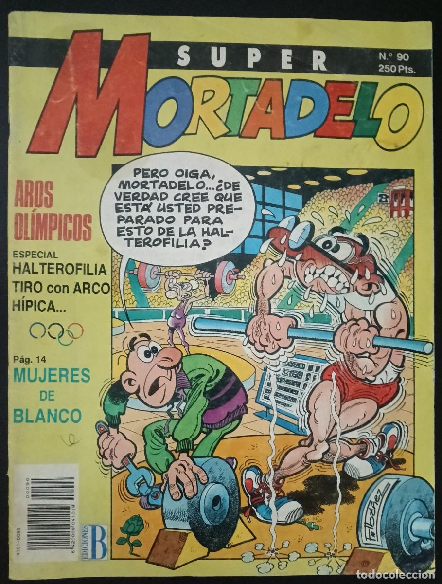 Tebeos: SUPER MORTADELO-EDICIONES B- N&ordm; 90 -AROS OL&Iacute;MPICOS-IB&Aacute;&Ntilde;EZ-CERA-1991-ESCASO-CASI BUENO-VEA-1628