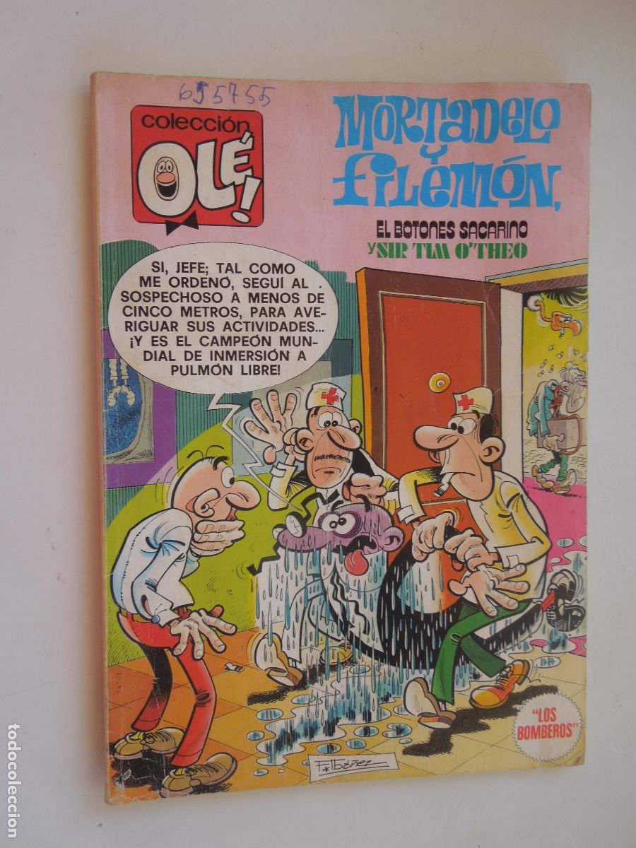 Tebeos: MORTADELO Y FILEMON Y EL BOTONES SACARINO Y SIR TIM O'THEO- COL OLE -N&ordm; 178- BRUGUERA 1&ordf; EDC 1979-