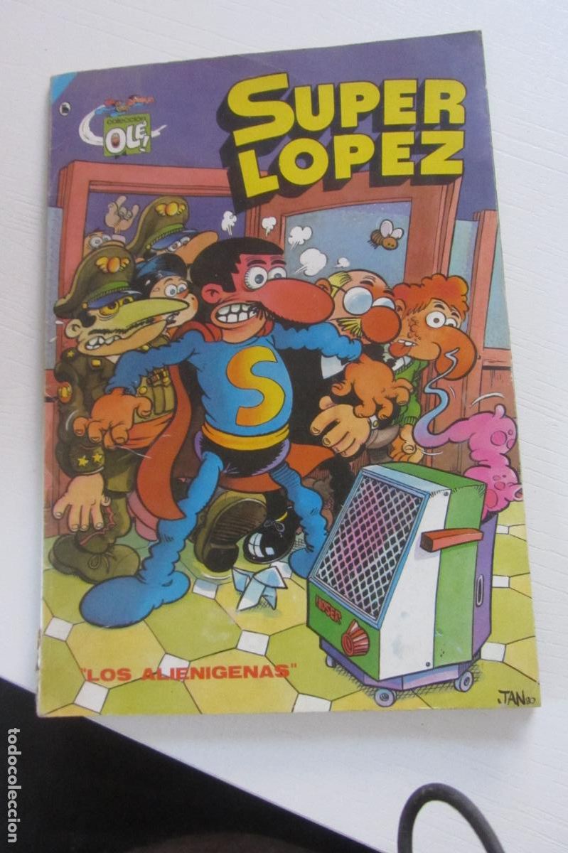 Tebeos: SUPER LOPEZ N&ordm; 4 - LOS ALIENIGENAS - JAN / BRUGUERA OLE arx161