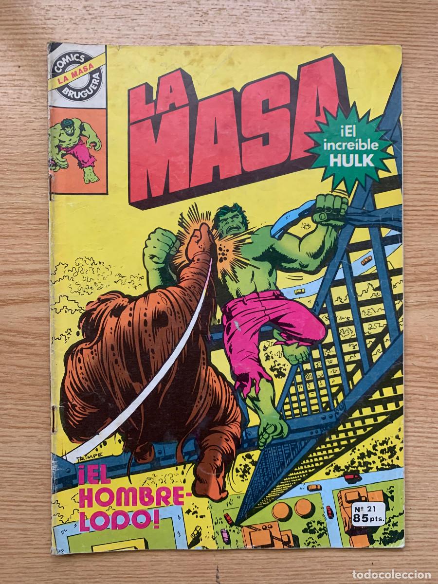 Tebeos: La Masa n&ordm; 21 - Bruguera Hulk - Buen Estado