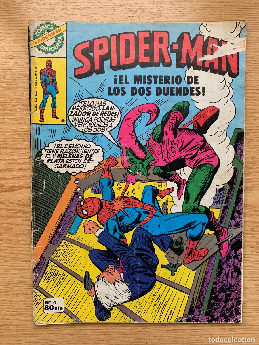 Tebeos: Spiderman n&ordm; 4: El Misterio de los Dos Duendes - Bruguera Spider-Man