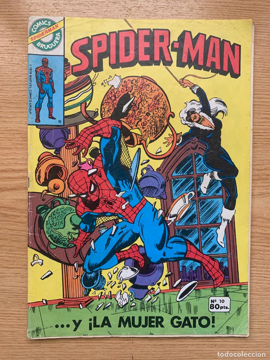 Tebeos: Spiderman n&ordm; 10: .. Y la Mujer Gato - Bruguera Spider-Man