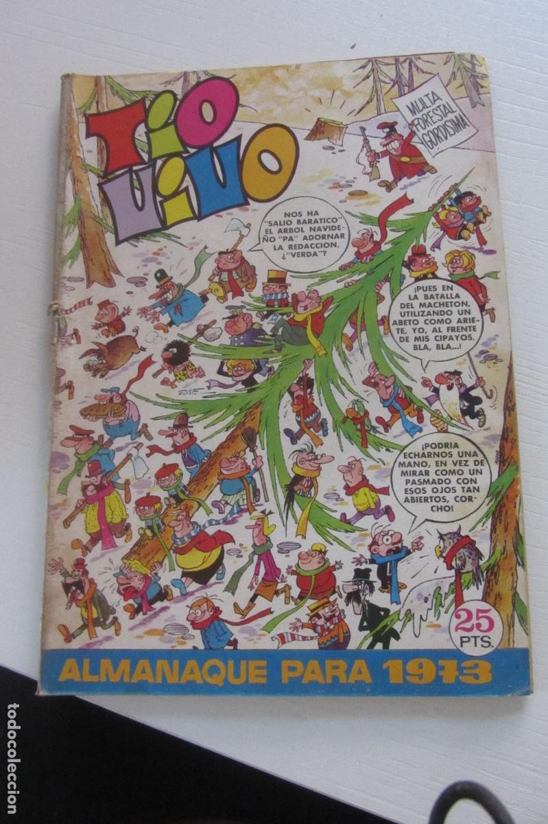 Tebeos: T&Iacute;O VIVO&rdquo; ALMANAQUE PARA 1973 BRUGUERA arx161