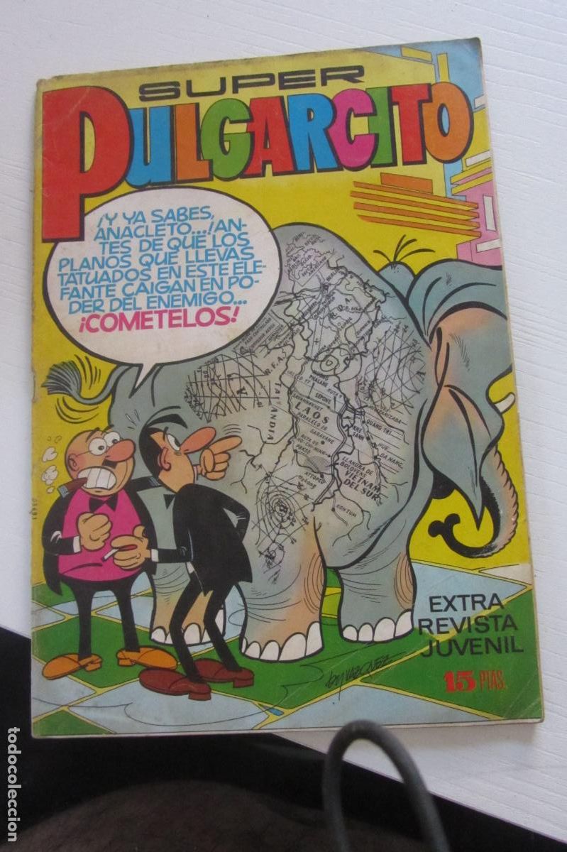 Tebeos: SUPER PULGARCITO N&ordm; 10 . 1970 15 PTS. BRUGUERA arx163