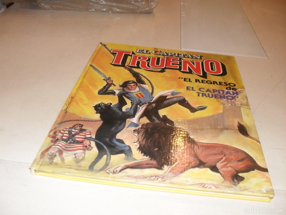 Tebeos: ALBUM EL REGRESO DEL CAPITAN TRUENO,DE VICTOR MORA Y BLASCO.BRUGUERA,1986