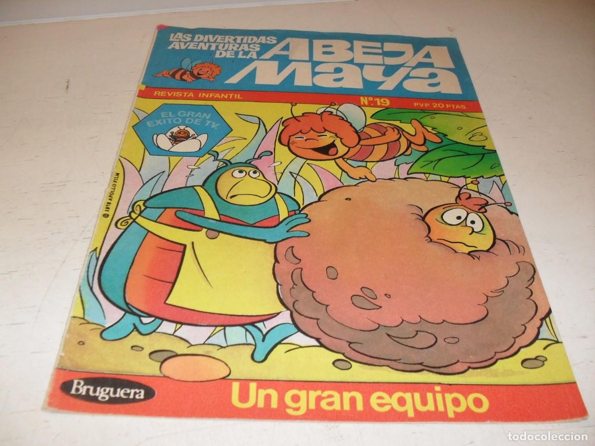 Tebeos: LA ABEJA MAYA N&ordm; 19,DE 44,UN GRAN EQUIPO,BRUGUERA,1978