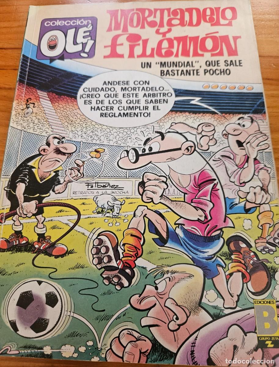 Tebeos: Mortadelo y Filem&oacute;n - Un Mundial que sale bastante pocho - Colecci&oacute;n Ol&eacute; 149 - M.82 1988 Ediciones B