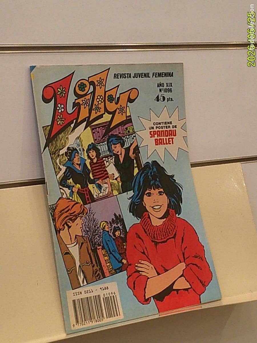 Tebeos: REVISTA JUVENIL FEMENINA LILY A&Ntilde;O XIX N&ordm; 1096 INCLUYE POSTER DE SPANDAU BALLET - BRUGUERA