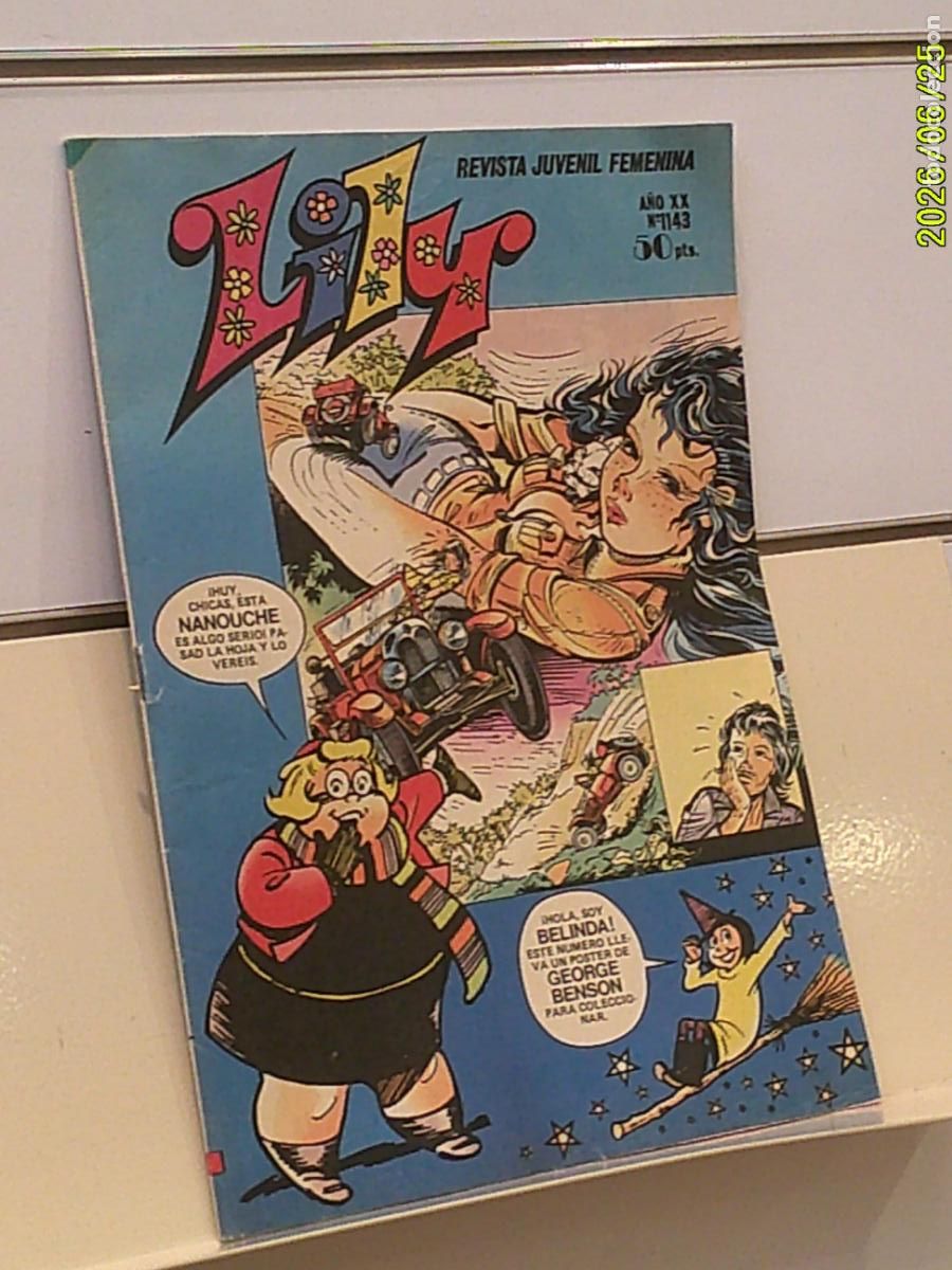 Tebeos: REVISTA JUVENIL FEMENINA LILY A&Ntilde;O XIX N&ordm; 1143 INCLUYE POSTER DE GEORGE BENSON - BRUGUERA