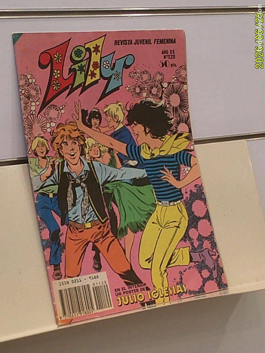 Tebeos: REVISTA JUVENIL FEMENINA LILY A&Ntilde;O XX N&ordm; 1120 INCLUYE POSTER DE JULIO IGLESIAS - BRUGUERA