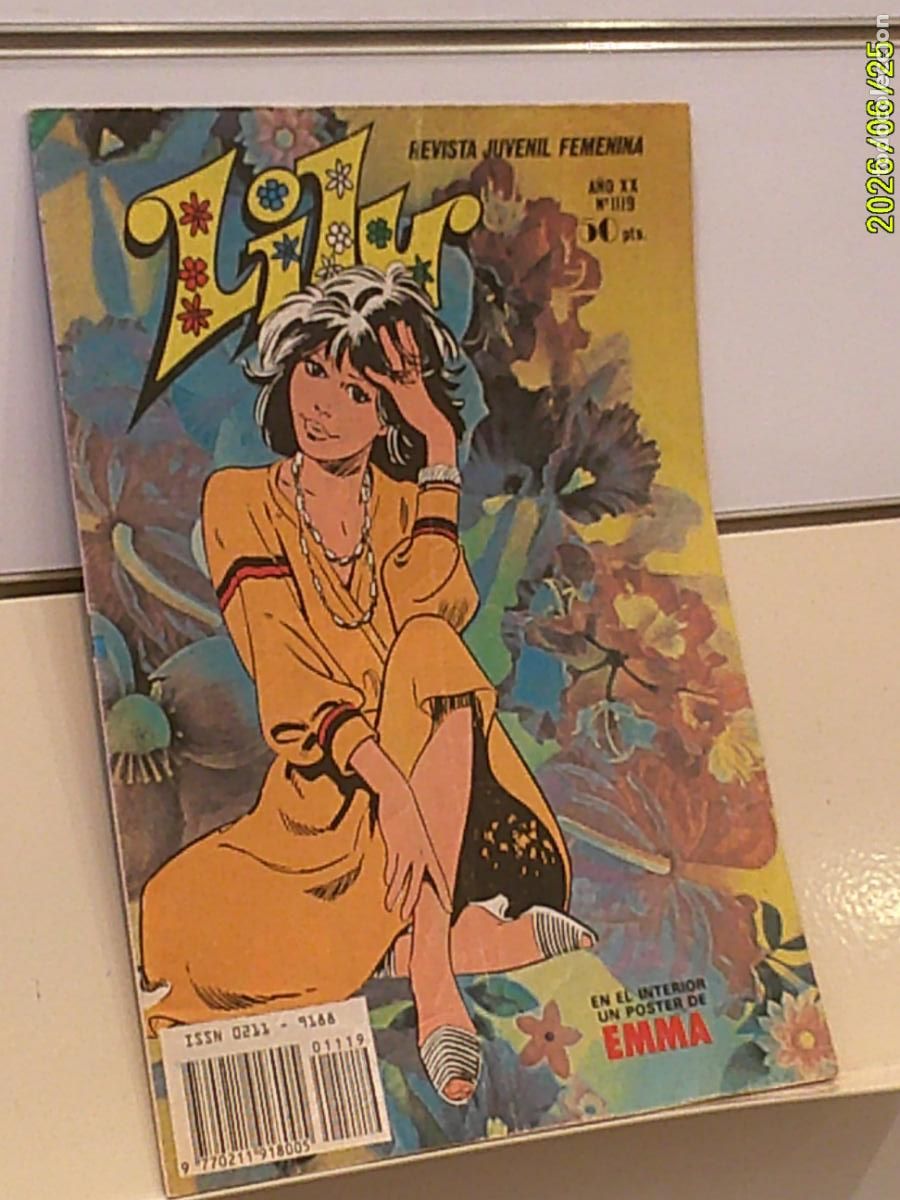 Tebeos: REVISTA JUVENIL FEMENINA LILY A&Ntilde;O XX N&ordm; 1119 INCLUYE POSTER DE EMMA - BRUGUERA