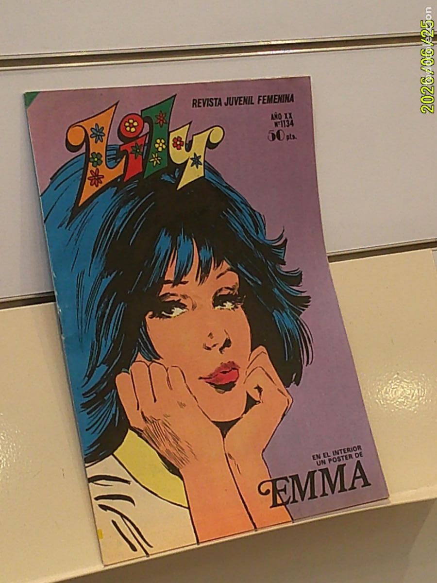 Tebeos: REVISTA JUVENIL FEMENINA LILY A&Ntilde;O XX N&ordm; 1134 INCLUYE POSTER DE EMMA - BRUGUERA