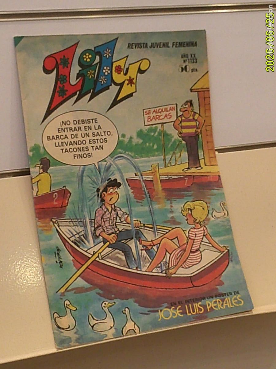 Tebeos: REVISTA JUVENIL FEMENINA LILY A&Ntilde;O XX N&ordm; 1133 INCLUYE POSTER DE JOSE LUIS PERALES - BRUGUERA