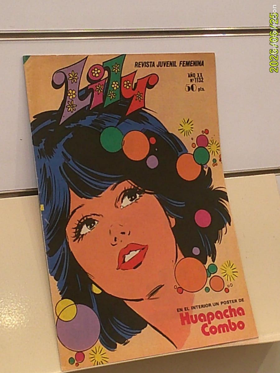 Tebeos: REVISTA JUVENIL FEMENINA LILY A&Ntilde;O XX N&ordm; 1132 INCLUYE POSTER DE HUAPACHA COMBO - BRUGUERA