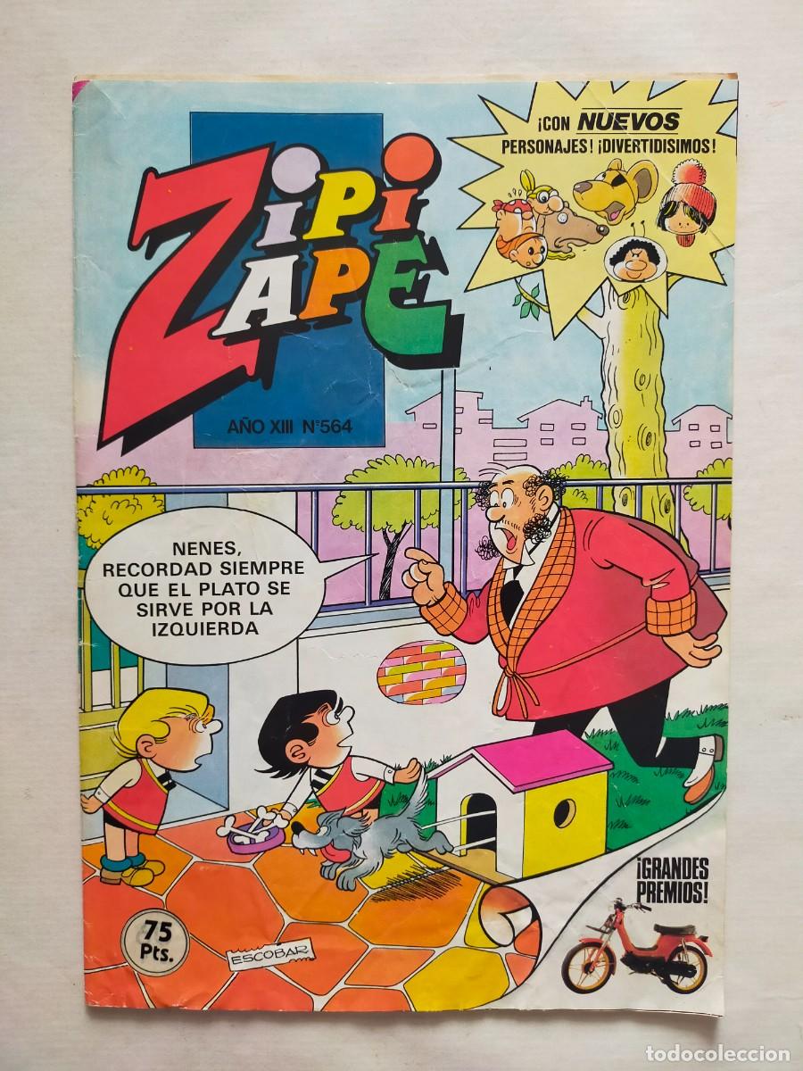 Tebeos: ZIPI Y ZAPE N&ordm; 564 A&Ntilde;O XIII - 1984 Editorial Bruguera - Poster Mortadelo Mis mejores disfraces.