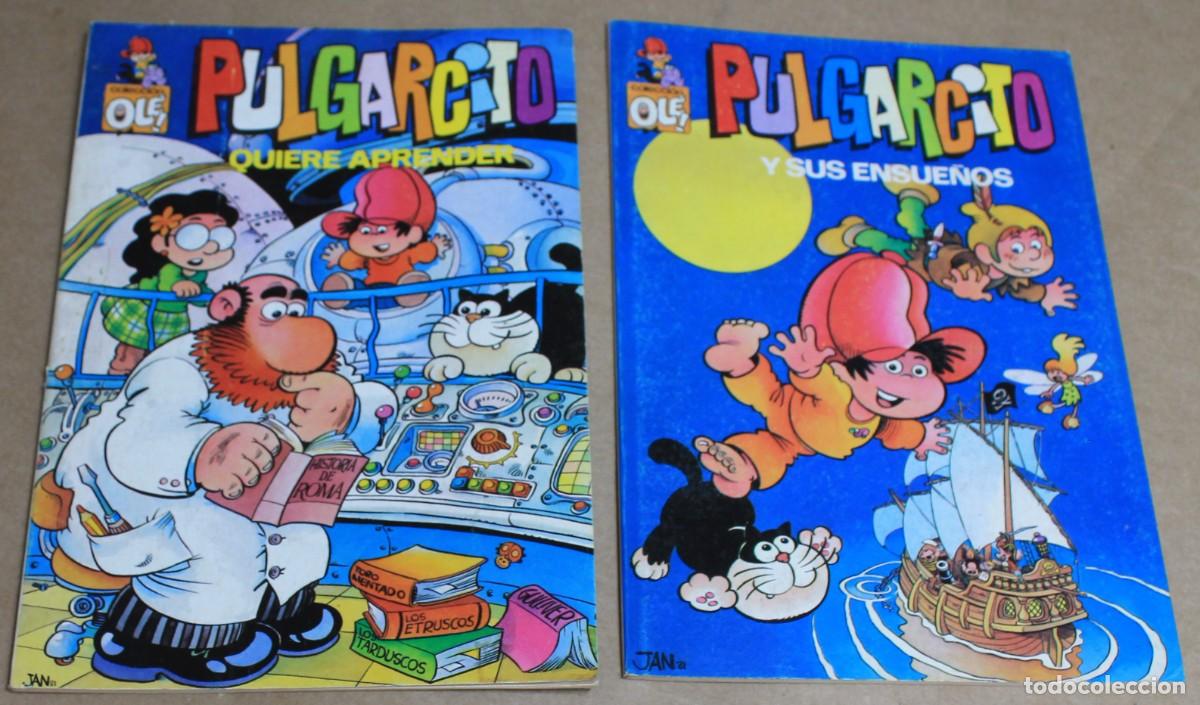 Tebeos: PULGARCITO - 3 Quiere aprender - 4 Y sus sue&ntilde;os - 1&ordf; ed. BRUGUERA Ole 1981 1982 - y sueltos