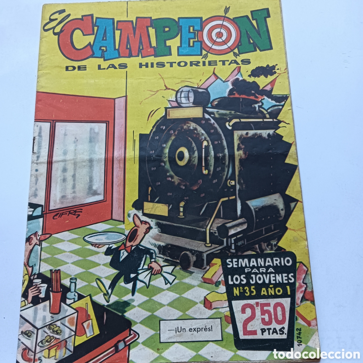 Tebeos: EL CAMPEON DE LAS HISTORIETAS NUM 35 EDI.BRUGERA