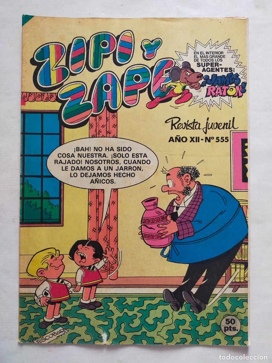 Tebeos: Revista Juvenil ZIPI y ZAPE A&ntilde;o IX N&ordm; 555 - Editorial BRUGUERA 1983
