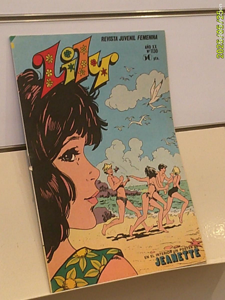Livros de Banda Desenhada: REVISTA JUVENIL FEMENINA LILY A&Ntilde;O XX N&ordm; 1130 INCLUYE POSTER DE JEANETTE - BRUGUERA