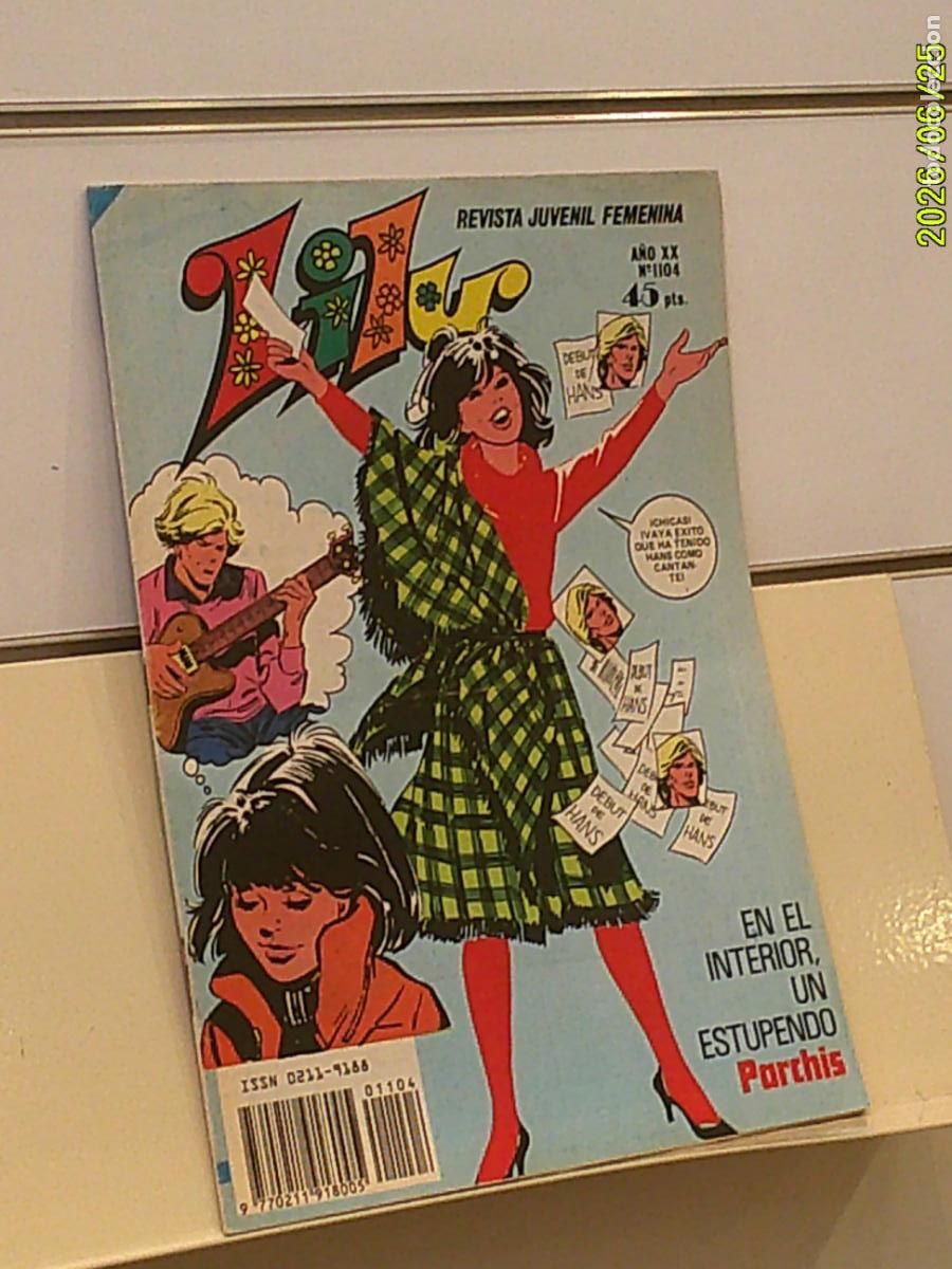 Livros de Banda Desenhada: REVISTA JUVENIL FEMENINA LILY A&Ntilde;O XX N&ordm; 1104 INCLUYE POSTER DE PARCHIS - BRUGUERA