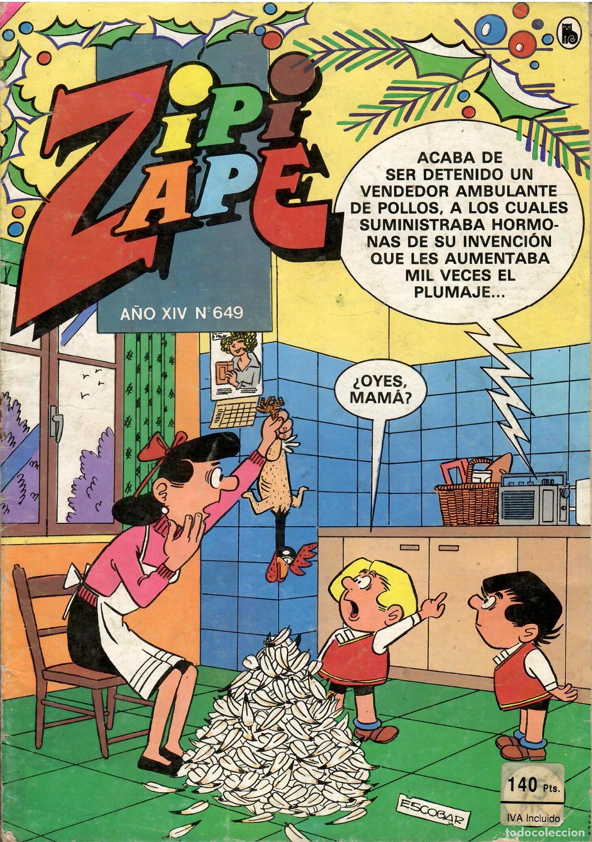 Tebeos: Comic Zipi y Zape, n&ordm; 649 - Bruguera