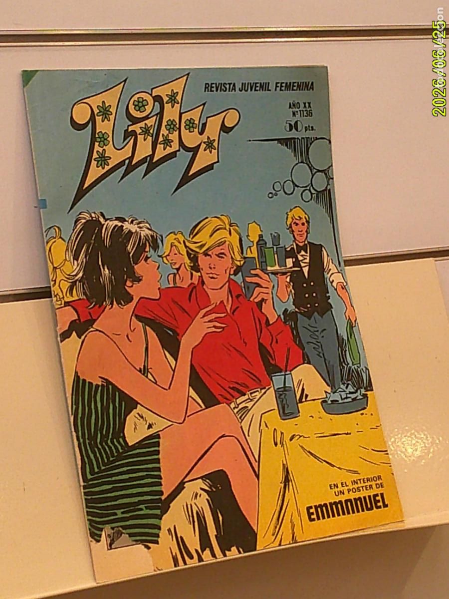 Livros de Banda Desenhada: REVISTA JUVENIL FEMENINA LILY A&Ntilde;O XX N&ordm; 1136 INCLUYE POSTER DE EMMANUEL - BRUGUERA