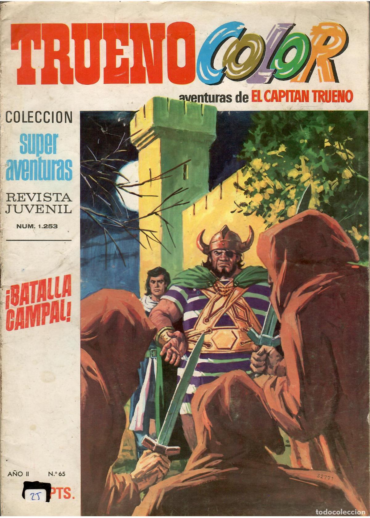 Tebeos: Comic El Capitan Trueno Color, A&ntilde;o II n&ordm; 65 - Bruguera