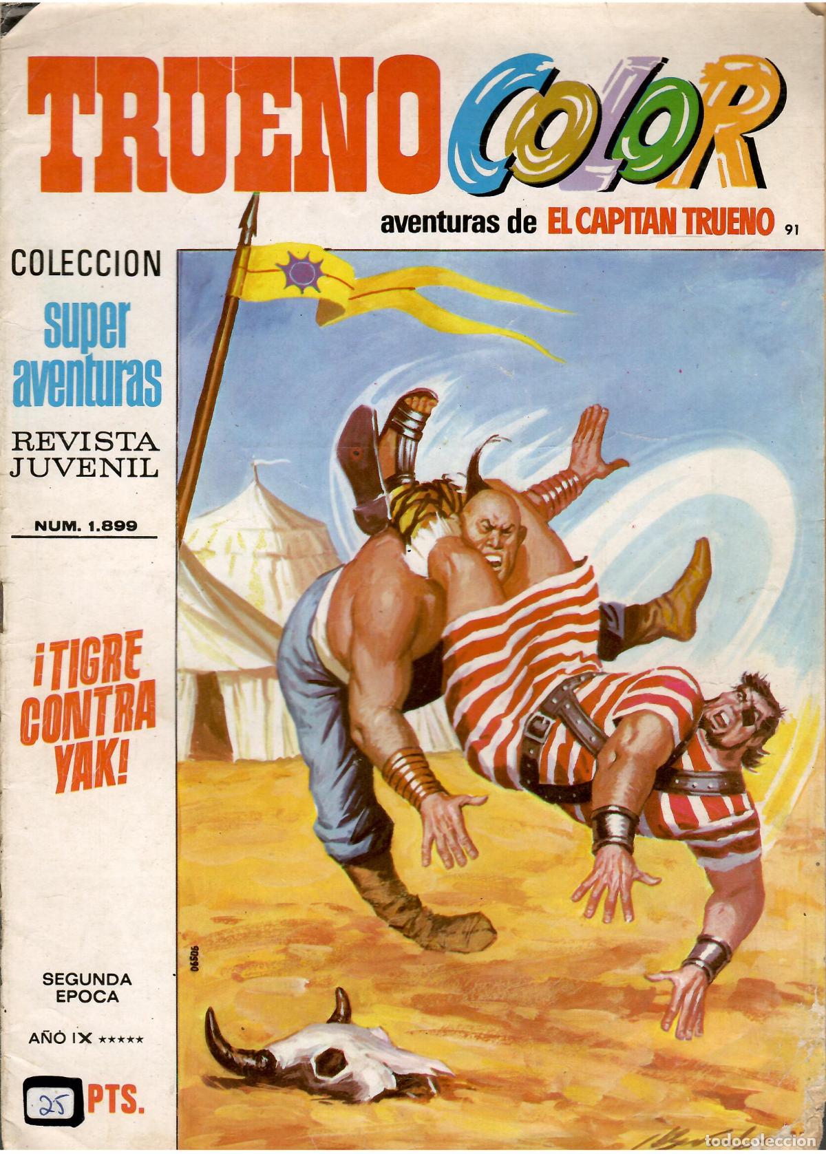 Tebeos: Comic El Capitan Trueno Color. Segunda epoca, n&ordm; 91 - Bruguera