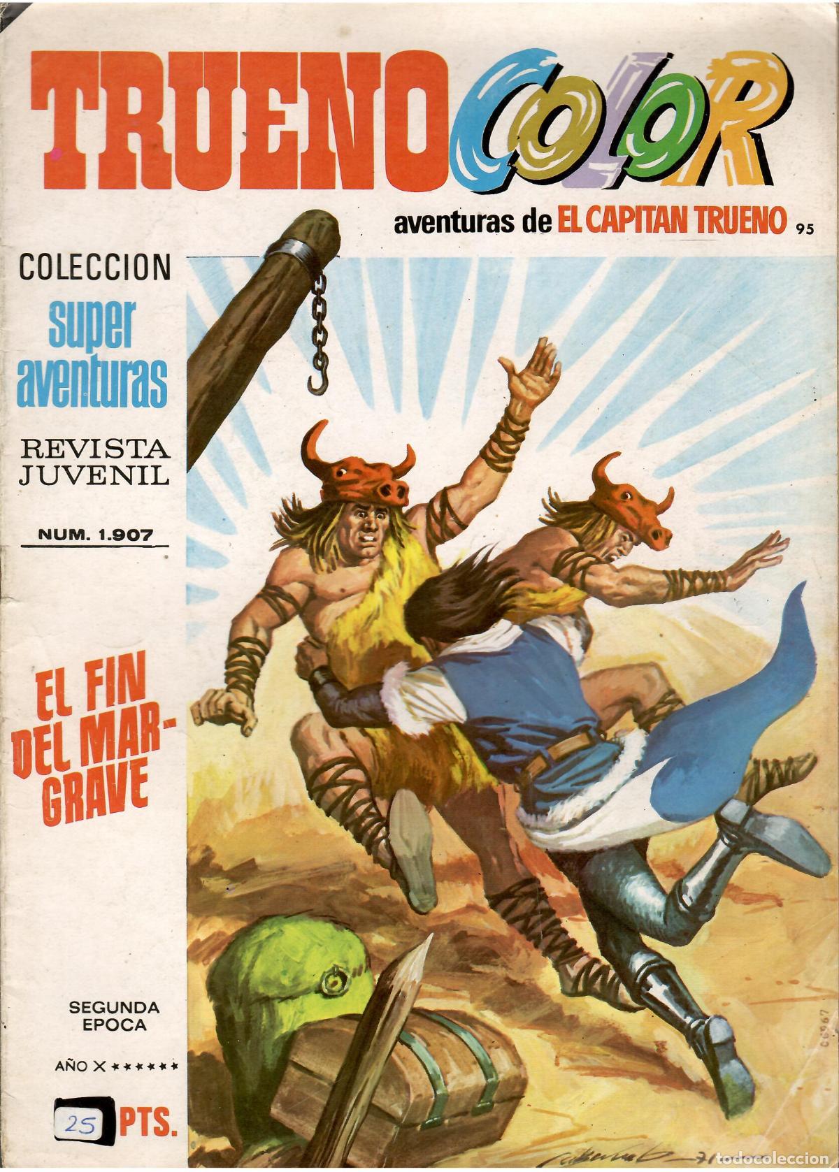 Tebeos: Comic El Capitan Trueno Color. Segunda epoca, n&ordm; 95 - Bruguera