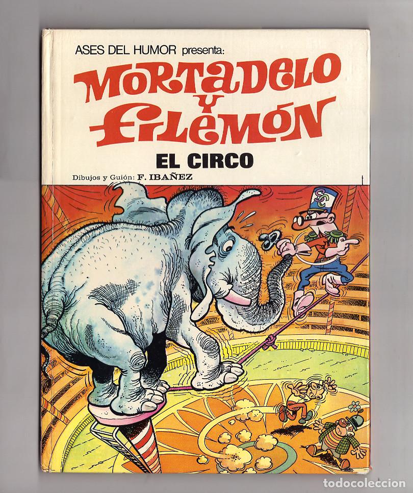Tebeos: EL CIRCO- ASES DEL HUMOR 27 MORTADELO Y FILEM&Oacute;N- BRUGUERA, CART&Oacute;NE 1980