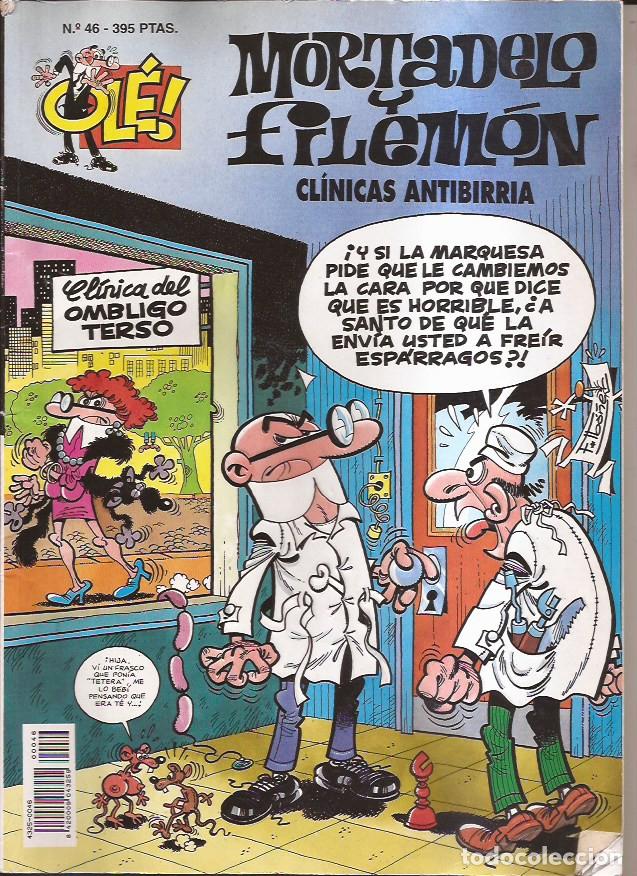 Tebeos: C&Oacute;MIC MORTADELO Y FILEM&Oacute;N CL&Iacute;NICAS ANTIBIRRIAS BRUGEURA 46