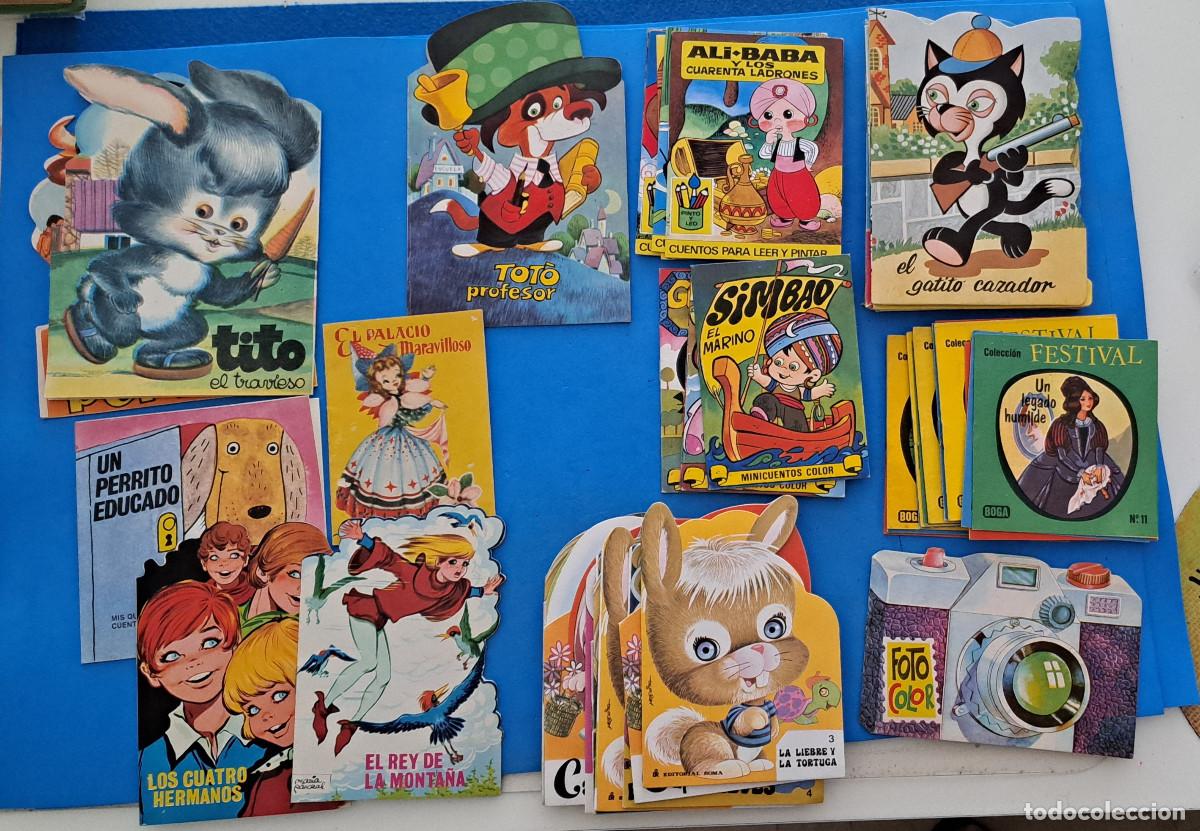 Tebeos: LOTE DE 52 CUENTOS TROQUELADOS - BRUGUERA - TORAY - ROMA - Etc. DE PAPELER&Iacute;A - A&Ntilde;OS 60 - 70 y 80